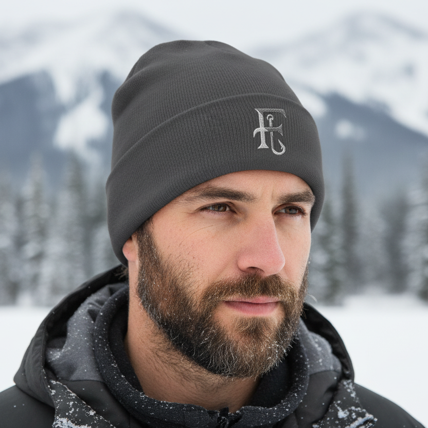 Forged Hook Fishing Beanie