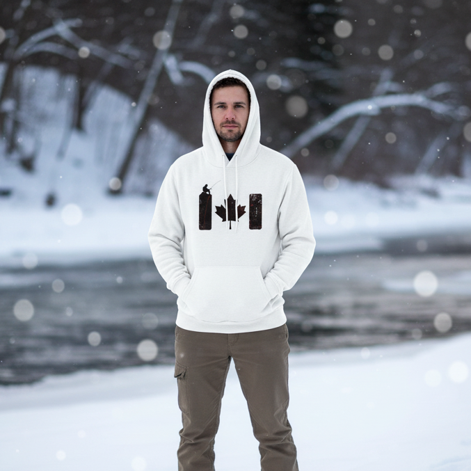 Canadian Flag Fishing hoodie